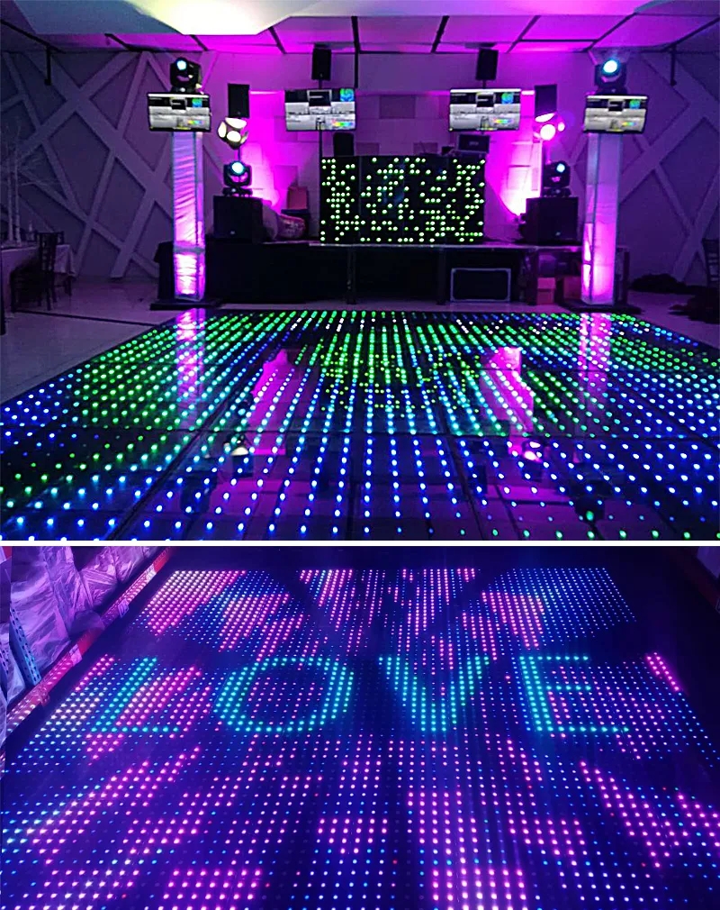 144 Pixel LED Dance Floor Active game led floor